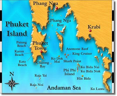 Islands around phuket