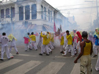 Fireworks at the festival