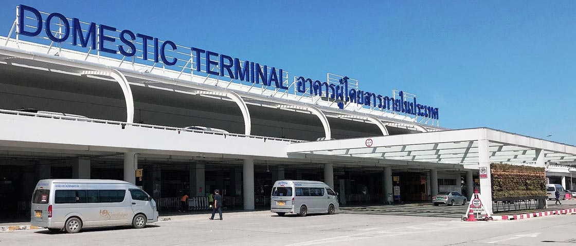 pick up point for your car rental phuket international airport when flying from within thailand